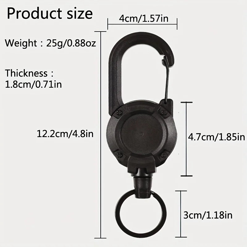 Heavy Duty Retractable Keychain