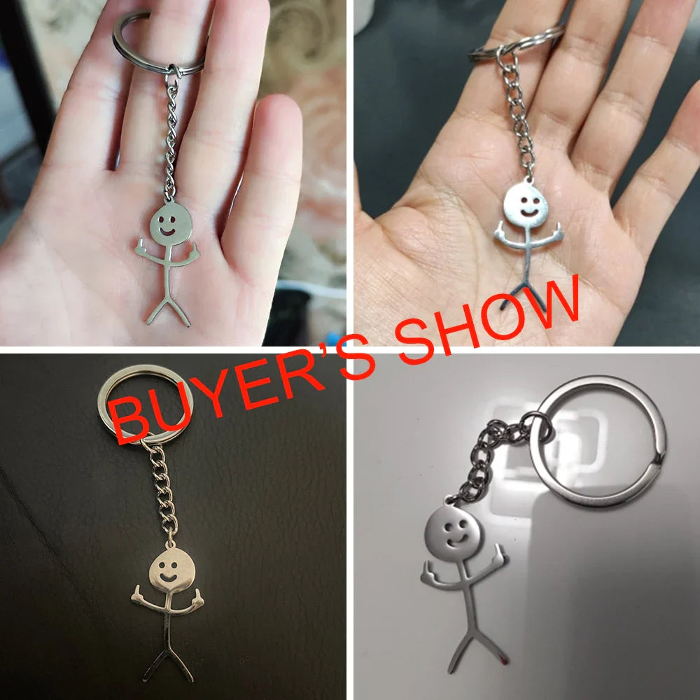 Charming Stickman Keychain Gift