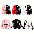 Spooky Goth Bunny Plush Toy