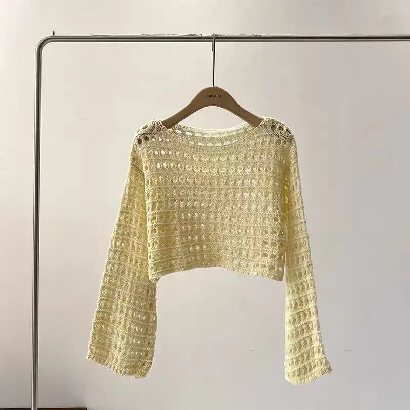 Chic Beach Cover-Up Blouse