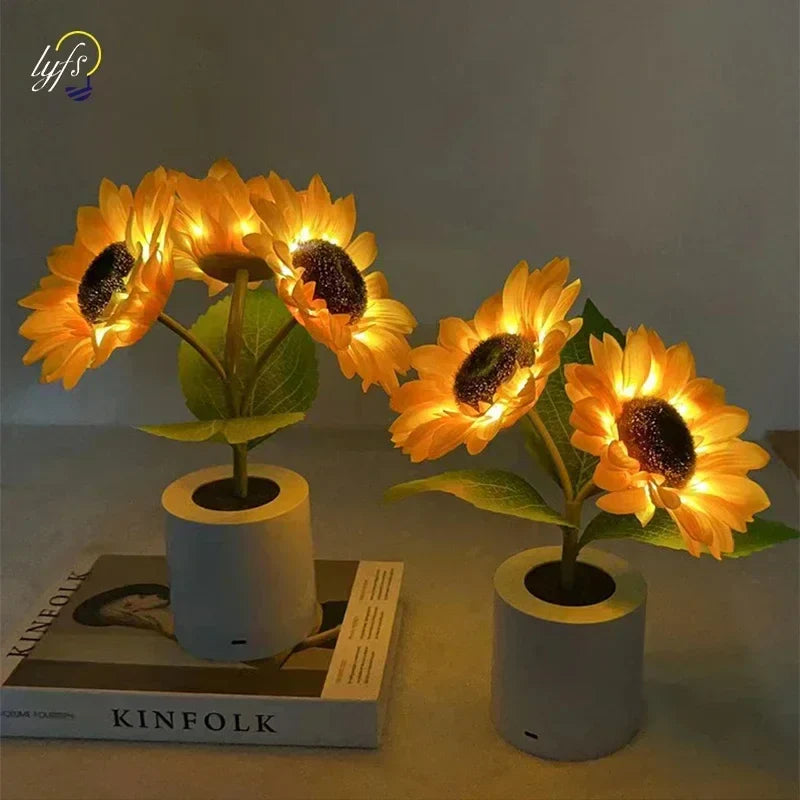 Sunflower Glow Night Lamp