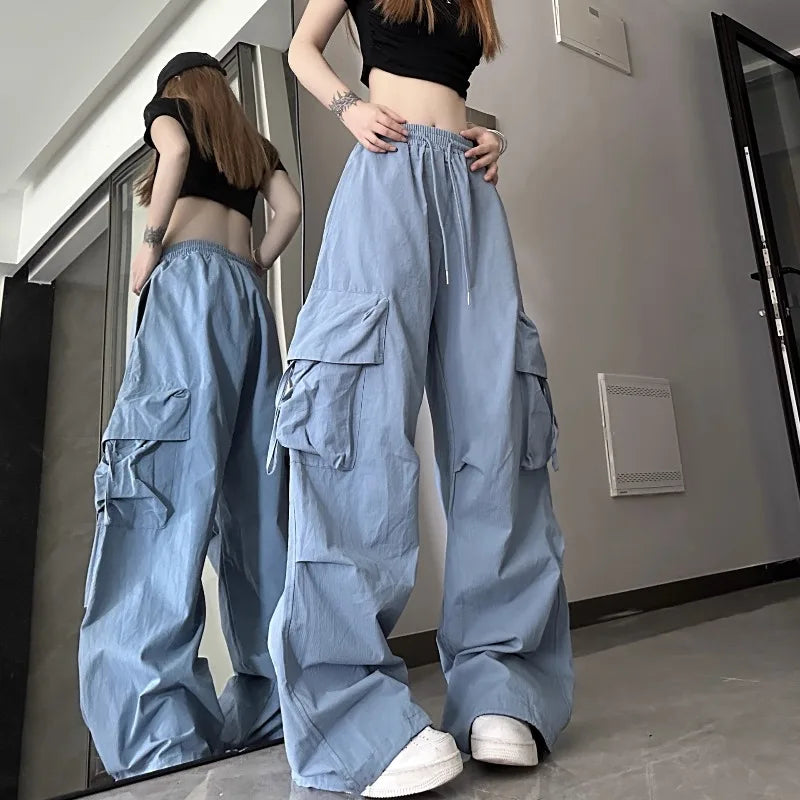 Stylish High Waist Cargo Pants