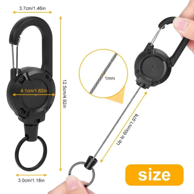 Heavy Duty Retractable Keychain
