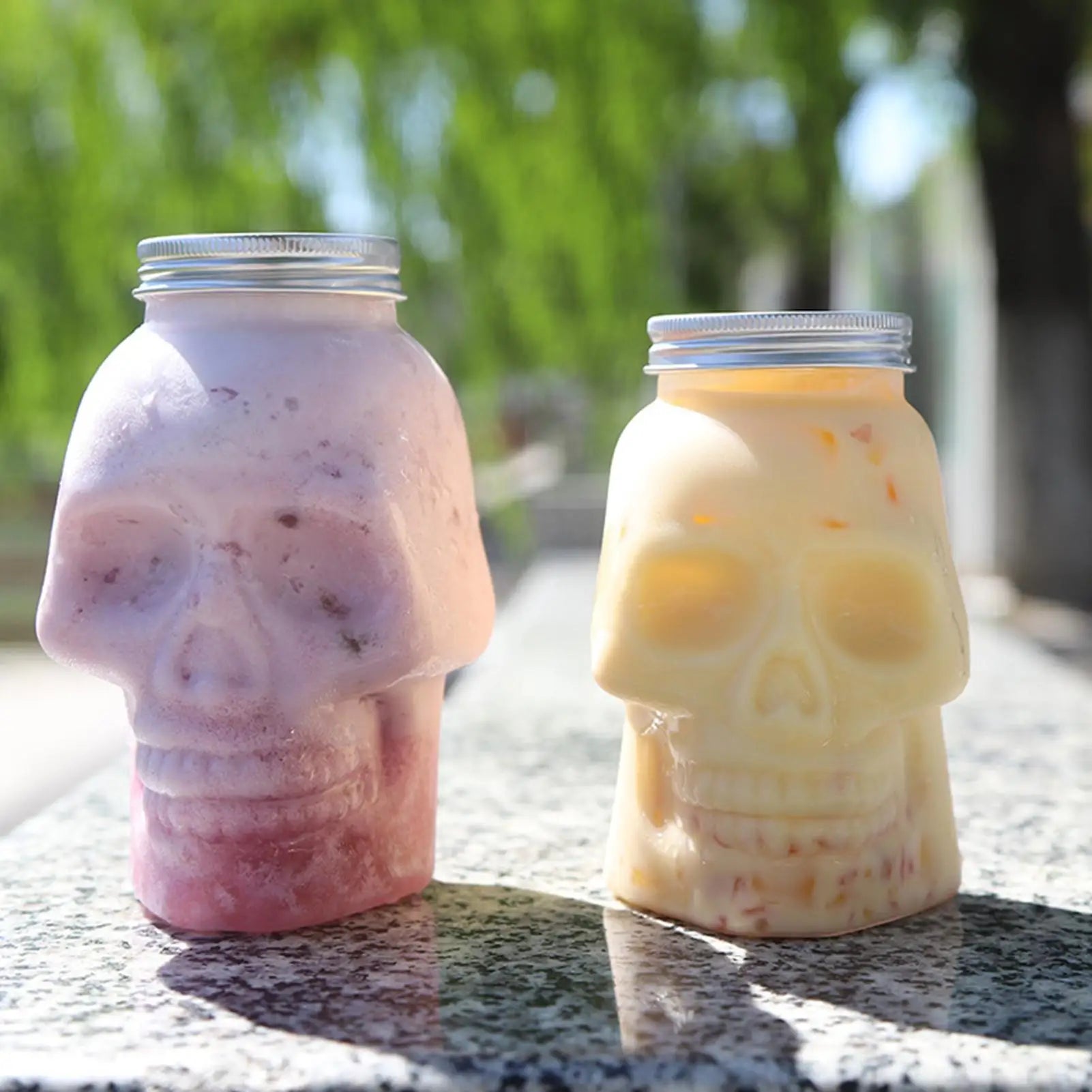 Spooky Skull Storage Jars