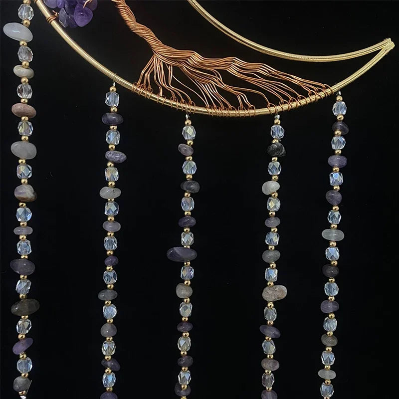 Moon Gem Dream Catcher Chime