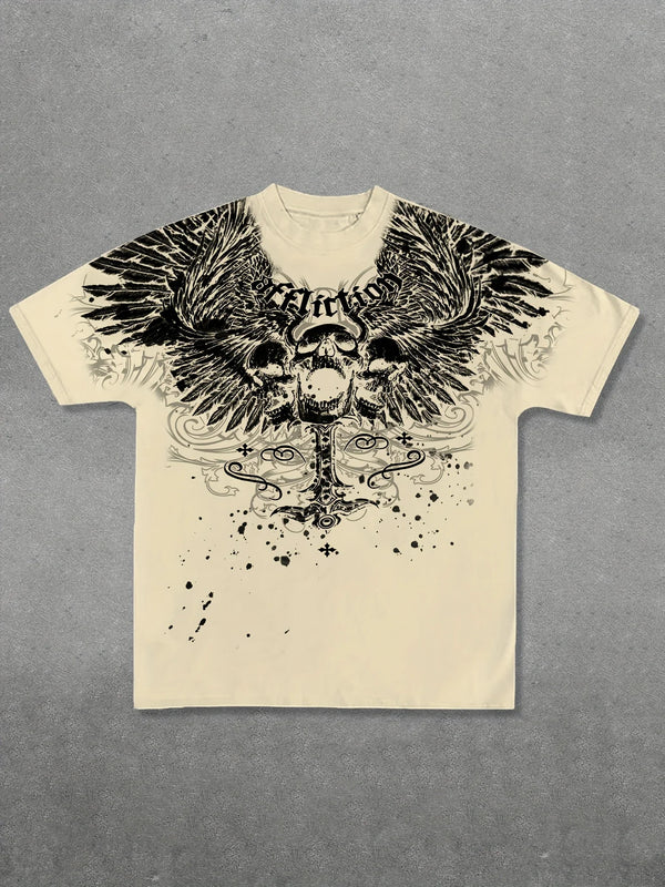 Skull Print Summer Tee