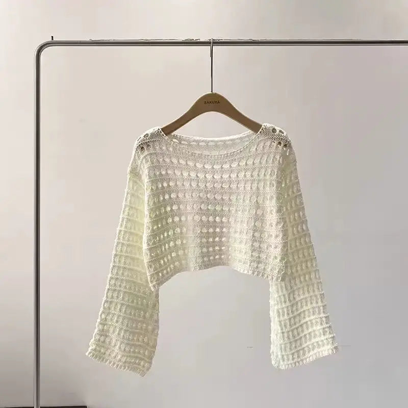 Chic Beach Cover-Up Blouse