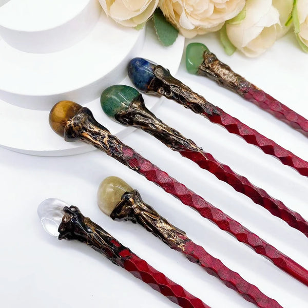 Enchanting Rose Quartz Healing Wand