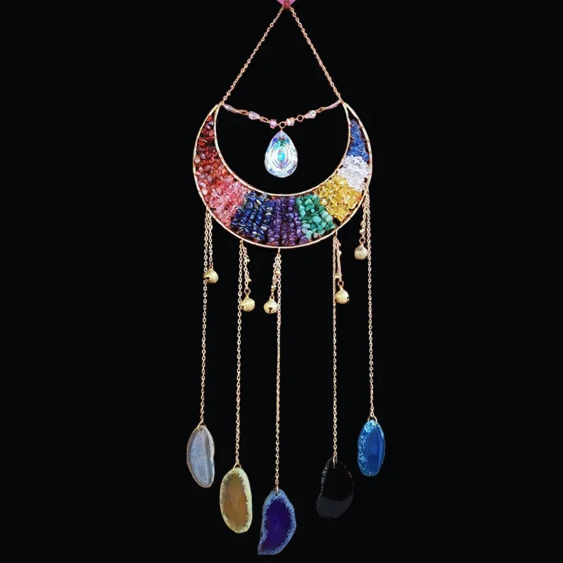 Moon Gem Dream Catcher Chime