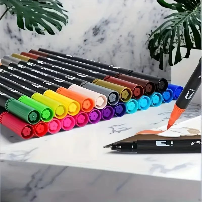 Vibrant Watercolor Marker Set