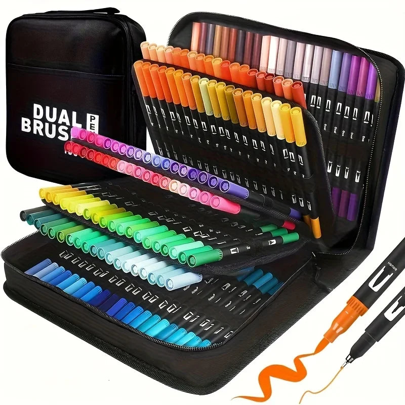 Vibrant Watercolor Marker Set