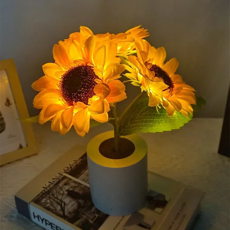 Sunflower Glow Night Lamp