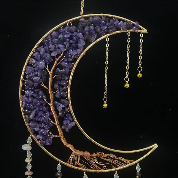 Moon Gem Dream Catcher Chime