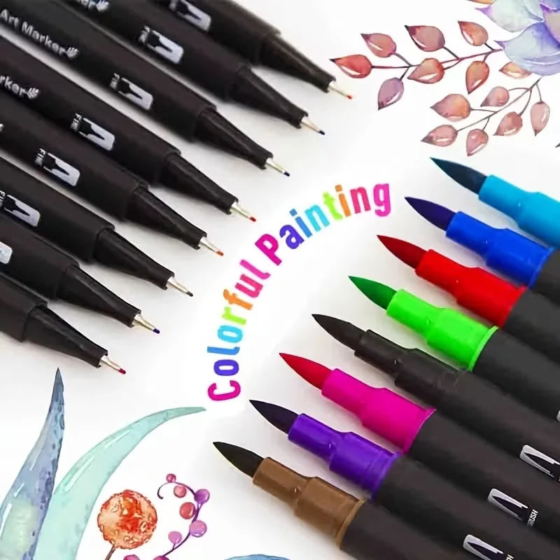 Vibrant Watercolor Marker Set